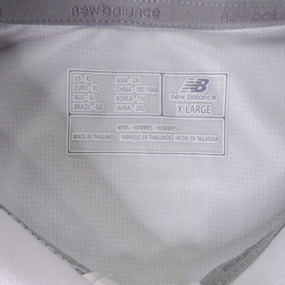 Ratters Lacrosse Shirt Mens XL White Polo New Balance Short Sleeve - Picture 3 of 11